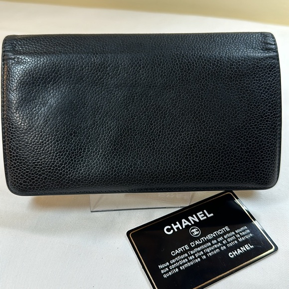 CHANEL Caviar CC Long Wallet Black, Serial Number & Authenticity Card - Picture 11 of 16